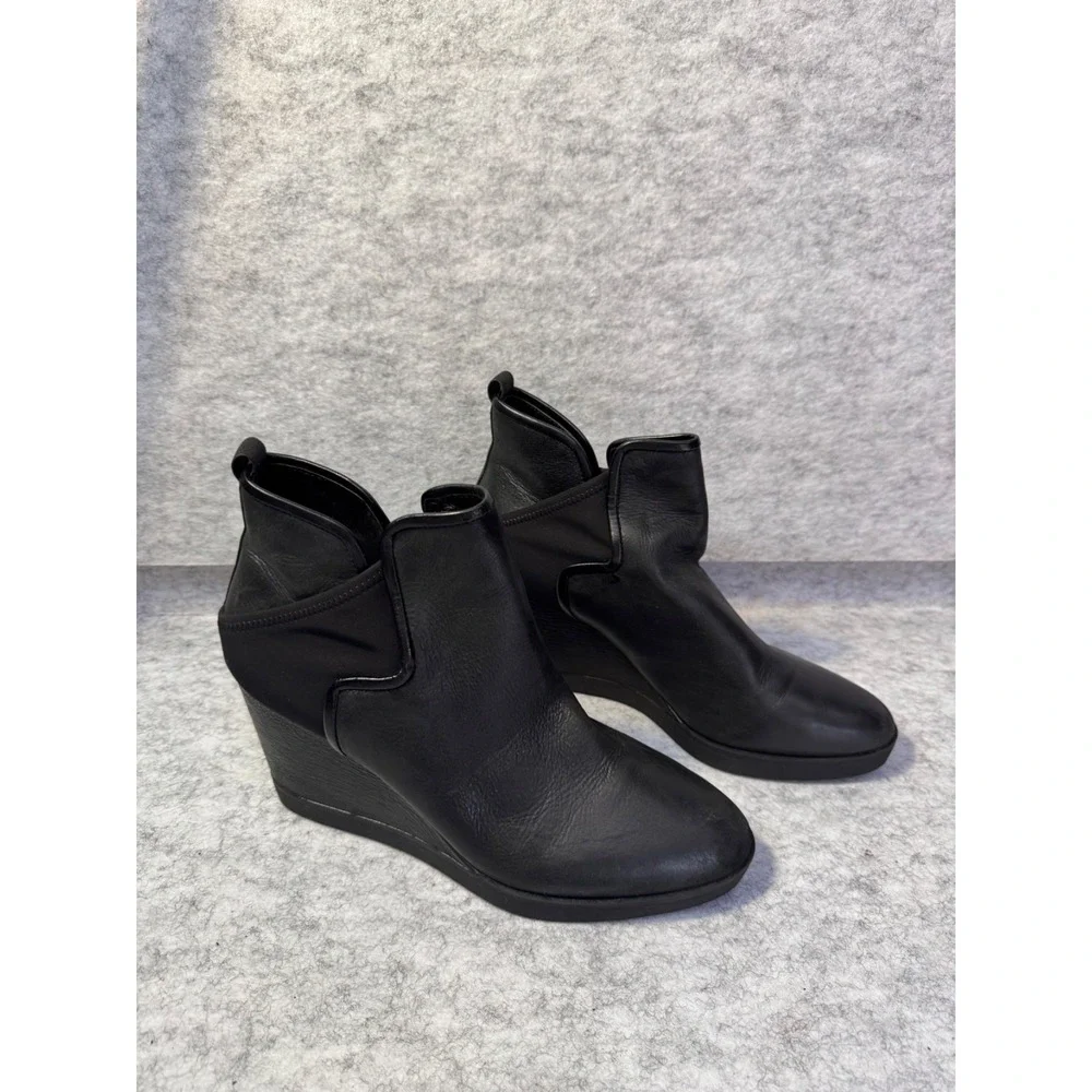 Donald Pilner Wedge Size 10 Black Winter Dress City Snow festival